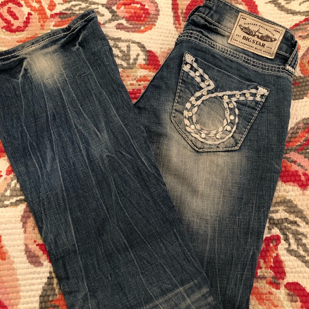 Big Star 27L low rise boot cut jeans